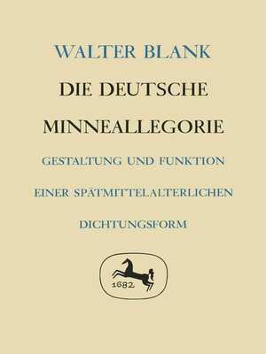cover image of Die deutsche Minneallegorie